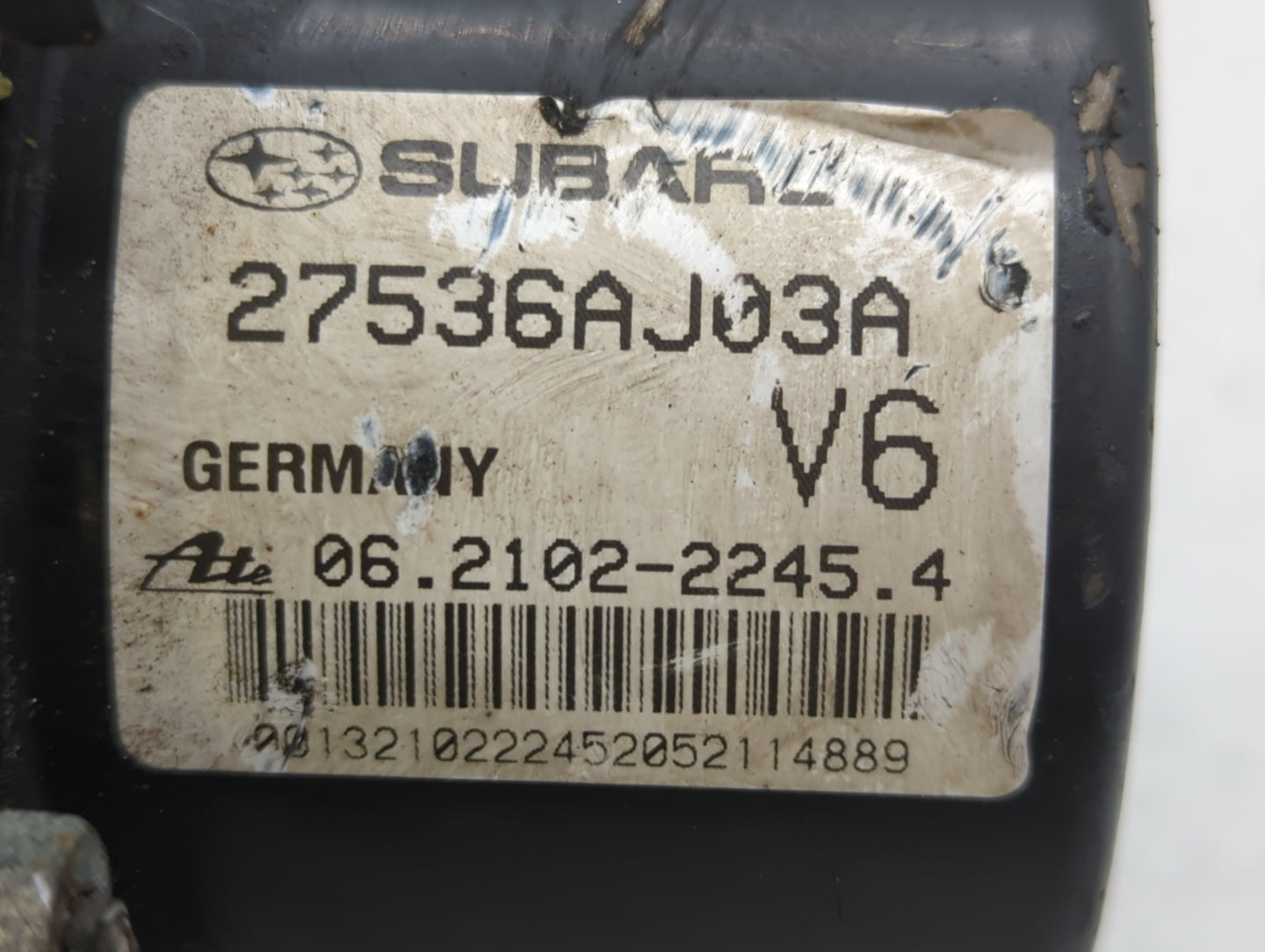 2013-2014 Subaru Legacy ABS Pump Control Module Replacement P/N:27536AJ03A Fits Fits 2013 2014 OEM Used Auto Parts - Oemused