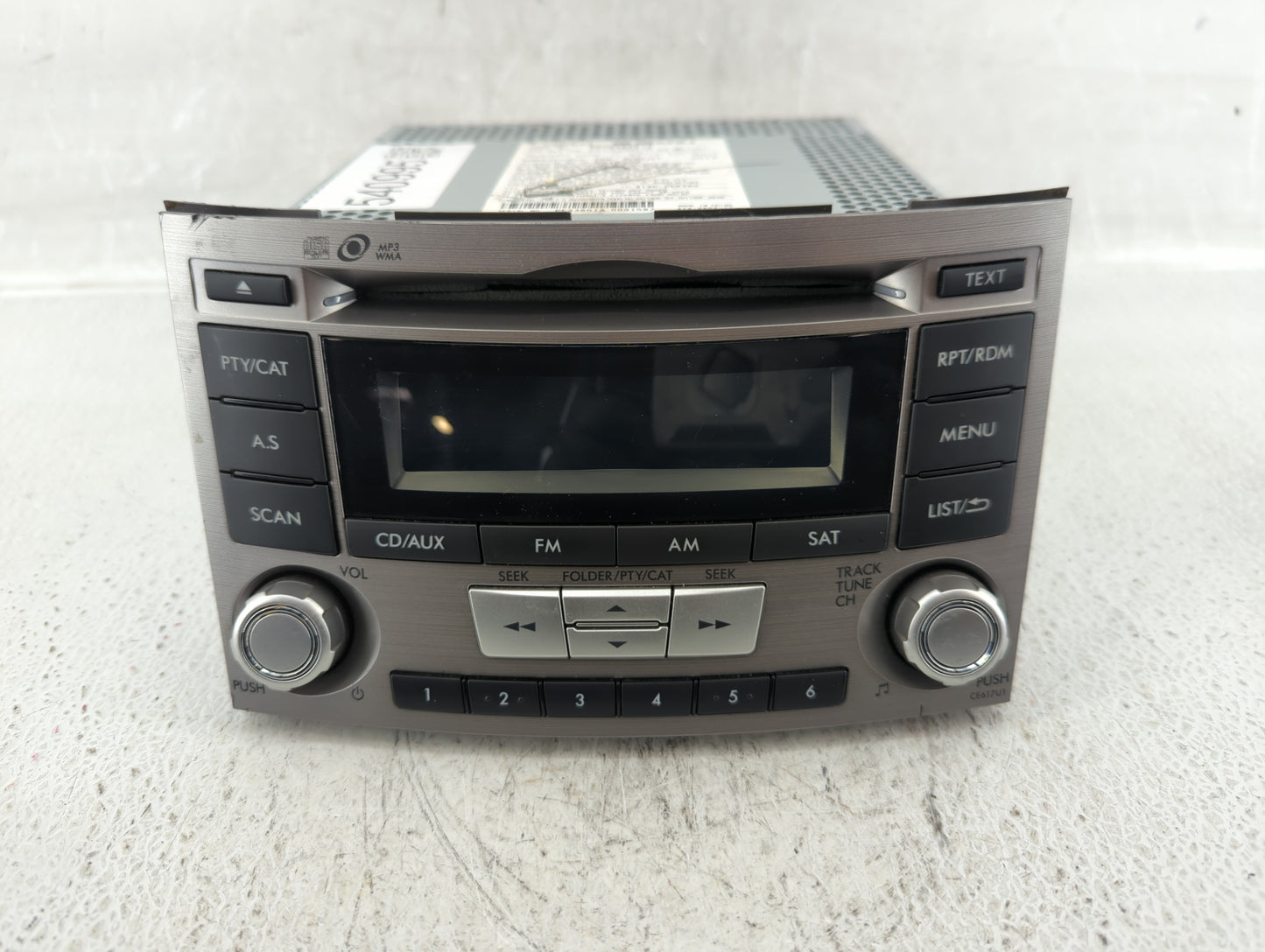 2012-2014 Subaru Legacy Am Fm Cd Player Radio Receiver - Oemusedautoparts1.com