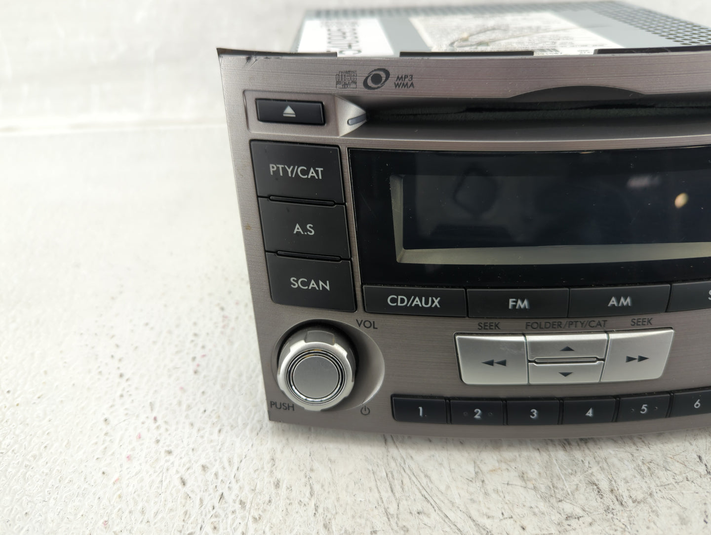 2012-2014 Subaru Legacy Am Fm Cd Player Radio Receiver - Oemusedautoparts1.com