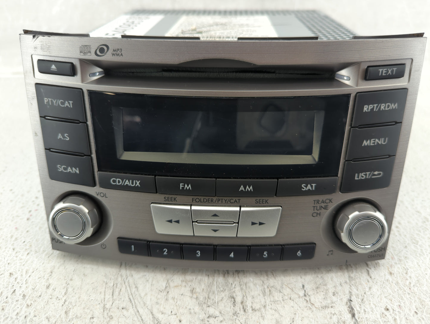2012-2014 Subaru Legacy Am Fm Cd Player Radio Receiver - Oemusedautoparts1.com