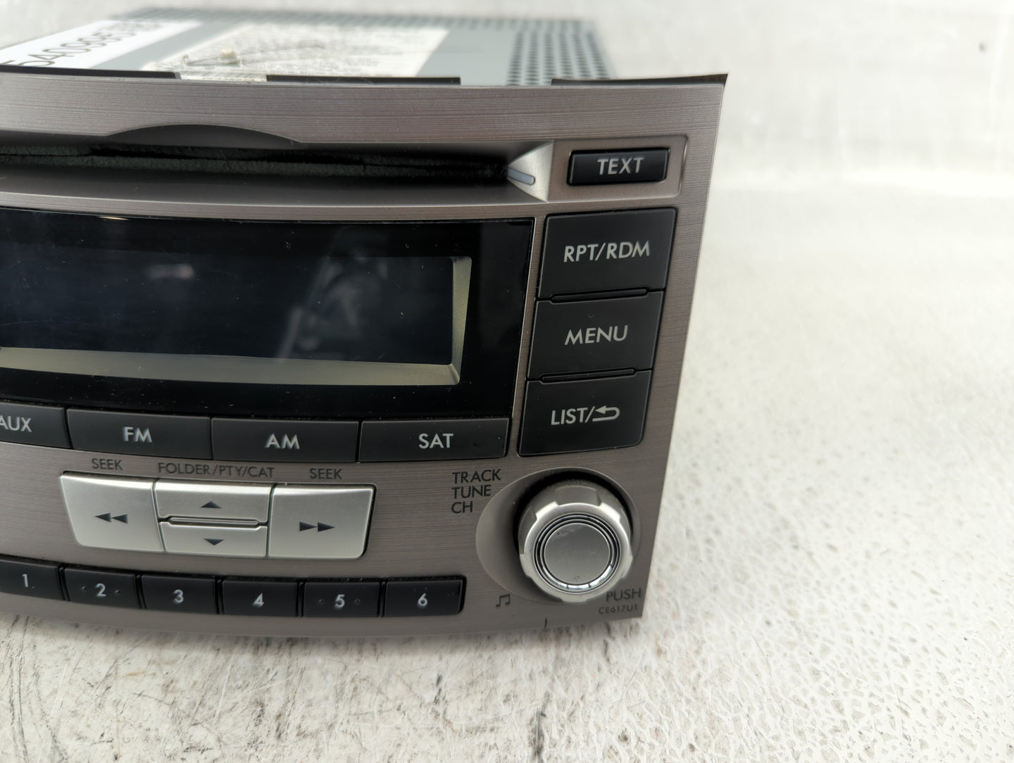 2012-2014 Subaru Legacy Am Fm Cd Player Radio Receiver - Oemusedautoparts1.com