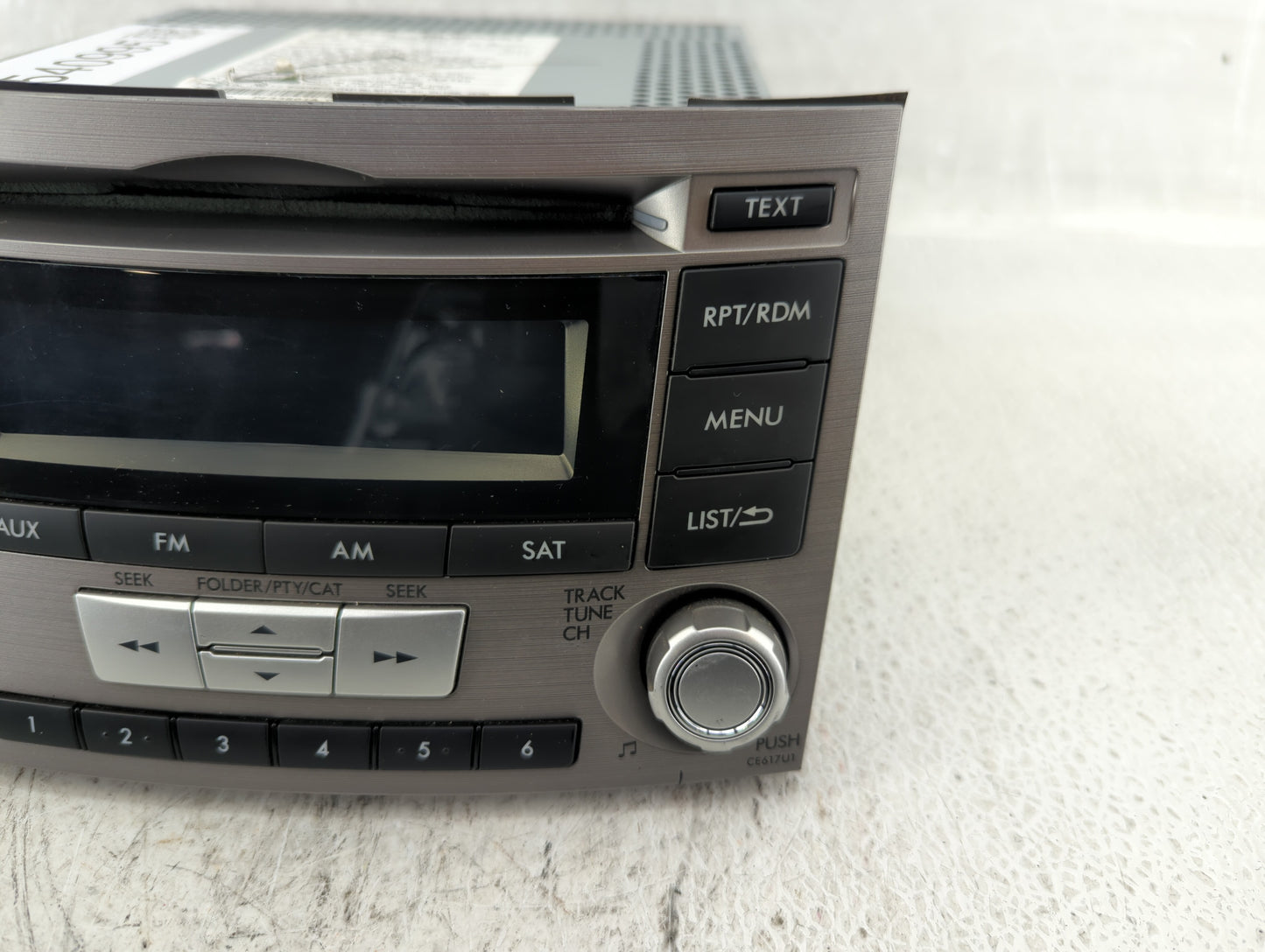 2012-2014 Subaru Legacy Am Fm Cd Player Radio Receiver - Oemusedautoparts1.com