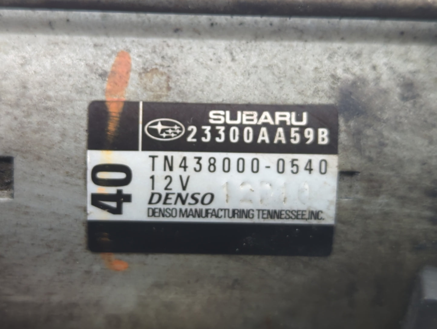 2008-2015 Subaru Legacy Car Starter Motor Solenoid OEM P/N:TN428000-0540 23300AA59B Fits OEM Used Auto Parts - Oemusedautopa