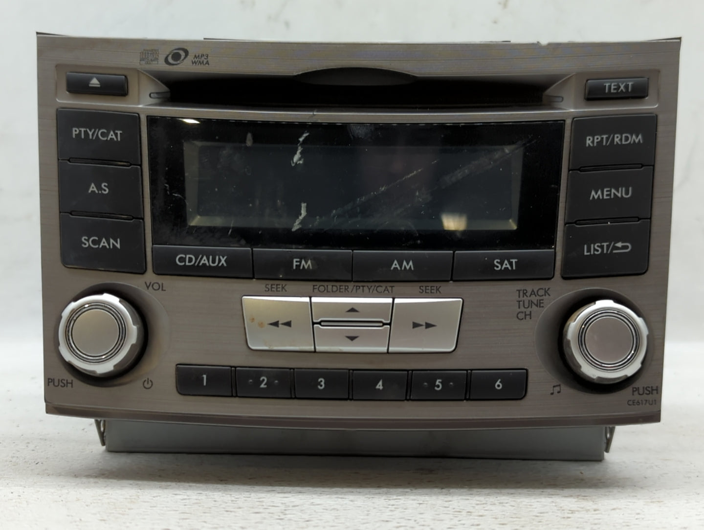 2012-2014 Subaru Legacy Am Fm Cd Player Radio Receiver - Oemusedautoparts1.com