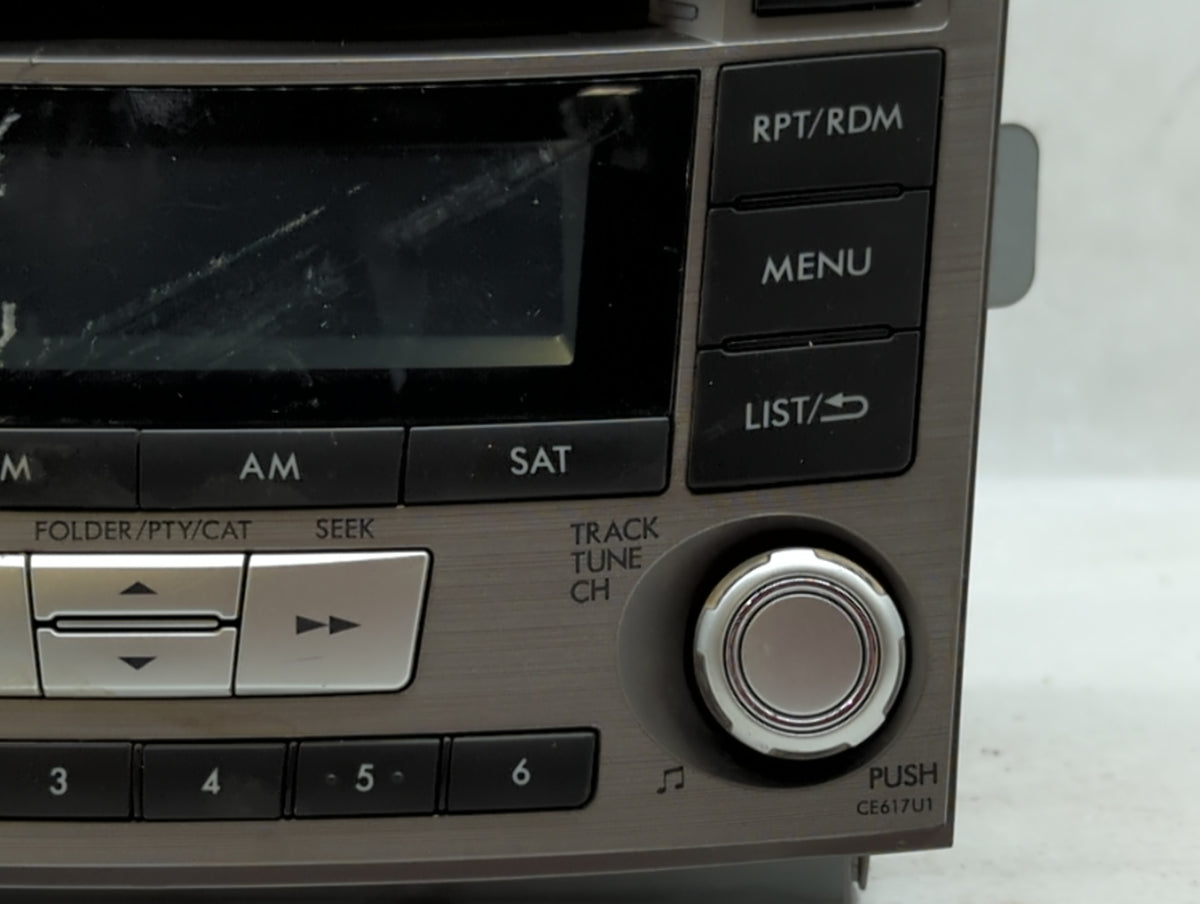 2012-2014 Subaru Legacy Am Fm Cd Player Radio Receiver 554729 - Oemusedautoparts1.com
