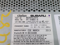 2012-2014 Subaru Legacy Am Fm Cd Player Radio Receiver - Oemusedautoparts1.com