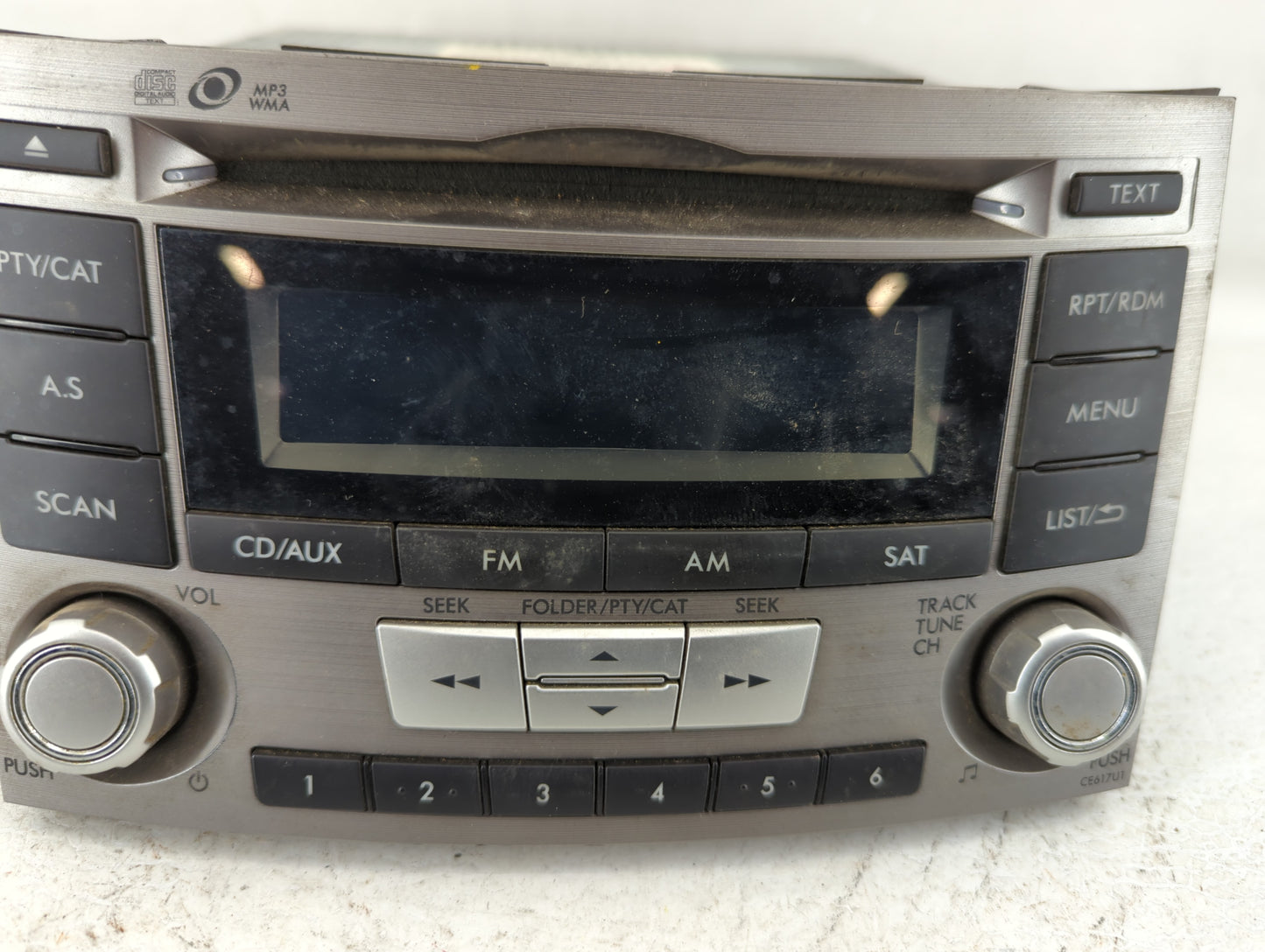 2012-2014 Subaru Legacy Am Fm Cd Player Radio Receiver - Oemusedautoparts1.com