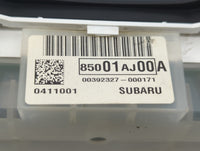 2013-2014 Subaru Legacy Instrument Cluster Speedometer Gauges P/N:00392327-000171 0411001, 85001AJ00A Fits Fits 2013 2014 OE