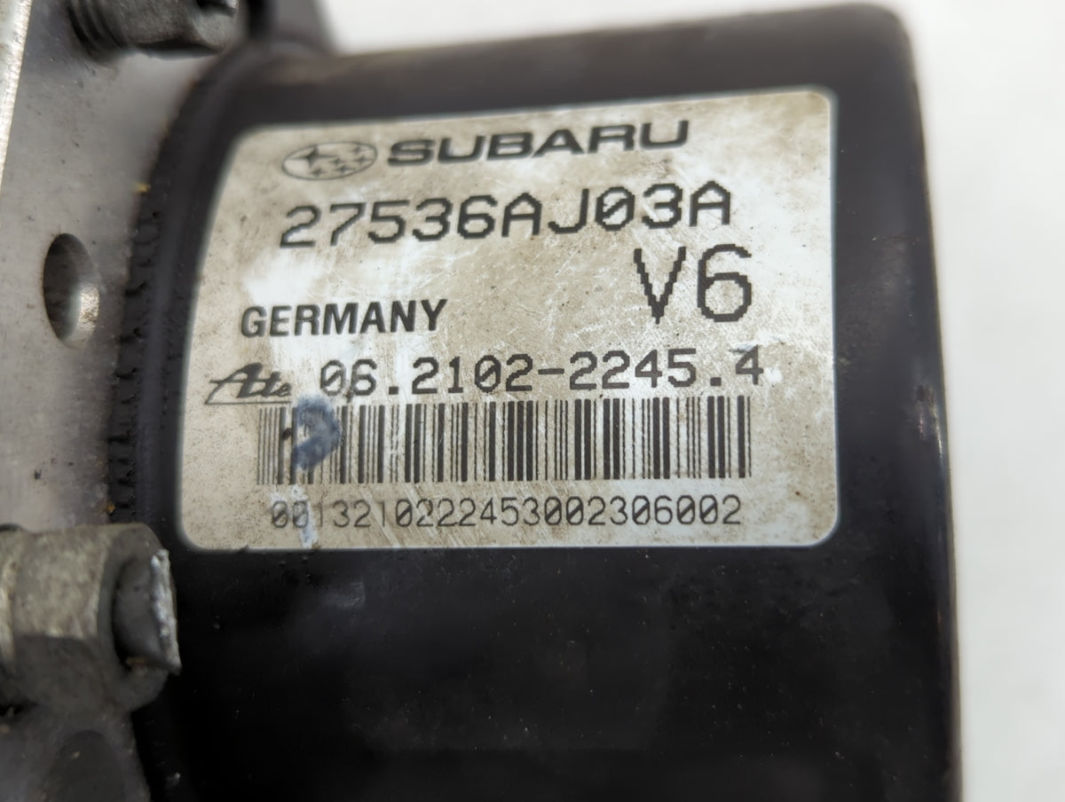 2013-2014 Subaru Legacy Anti-Lock Brake ABS Pump Module Actuator OEM P/N:27536AJ03A Fits Fits 2013 2014 OEM Used Auto Parts 