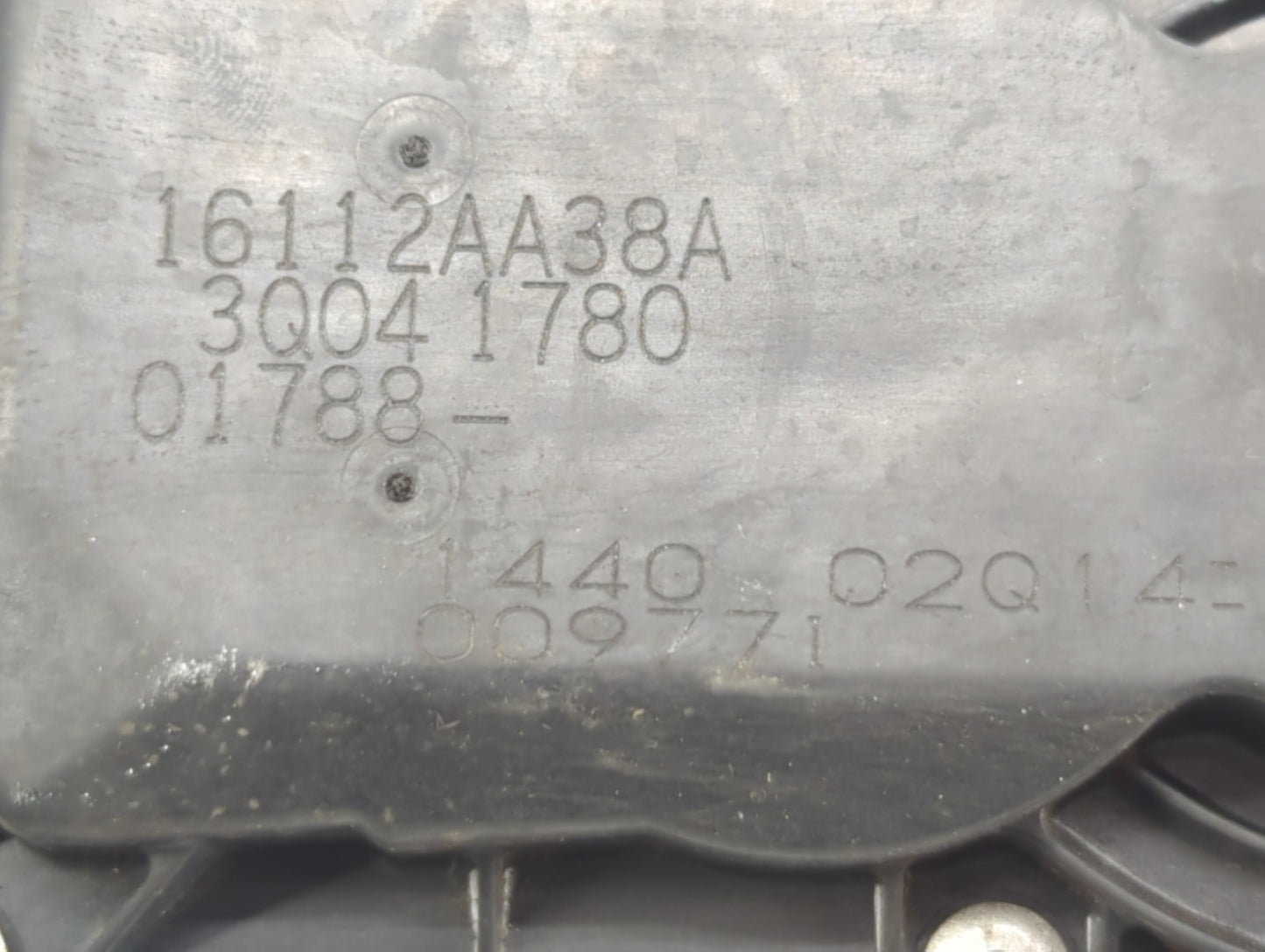2013-2019 Subaru Legacy Throttle Body P/N:16112AA38A Fits Fits 2013 2014 2015 2016 2017 2018 2019 OEM Used Auto Parts - Oemu