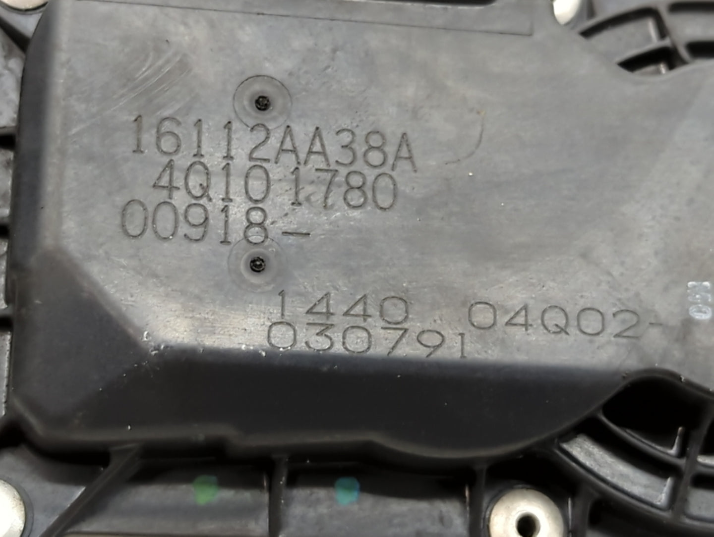 2013-2019 Subaru Legacy Throttle Body P/N:16112AA38A Fits Fits 2013 2014 2015 2016 2017 2018 2019 OEM Used Auto Parts - Oemu