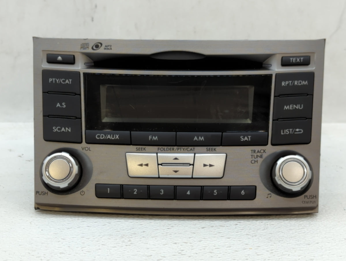 2012-2014 Subaru Legacy Am Fm Cd Player Radio Receiver 572677 - Oemusedautoparts1.com