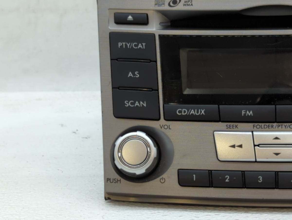 2012-2014 Subaru Legacy Am Fm Cd Player Radio Receiver 572677 - Oemusedautoparts1.com