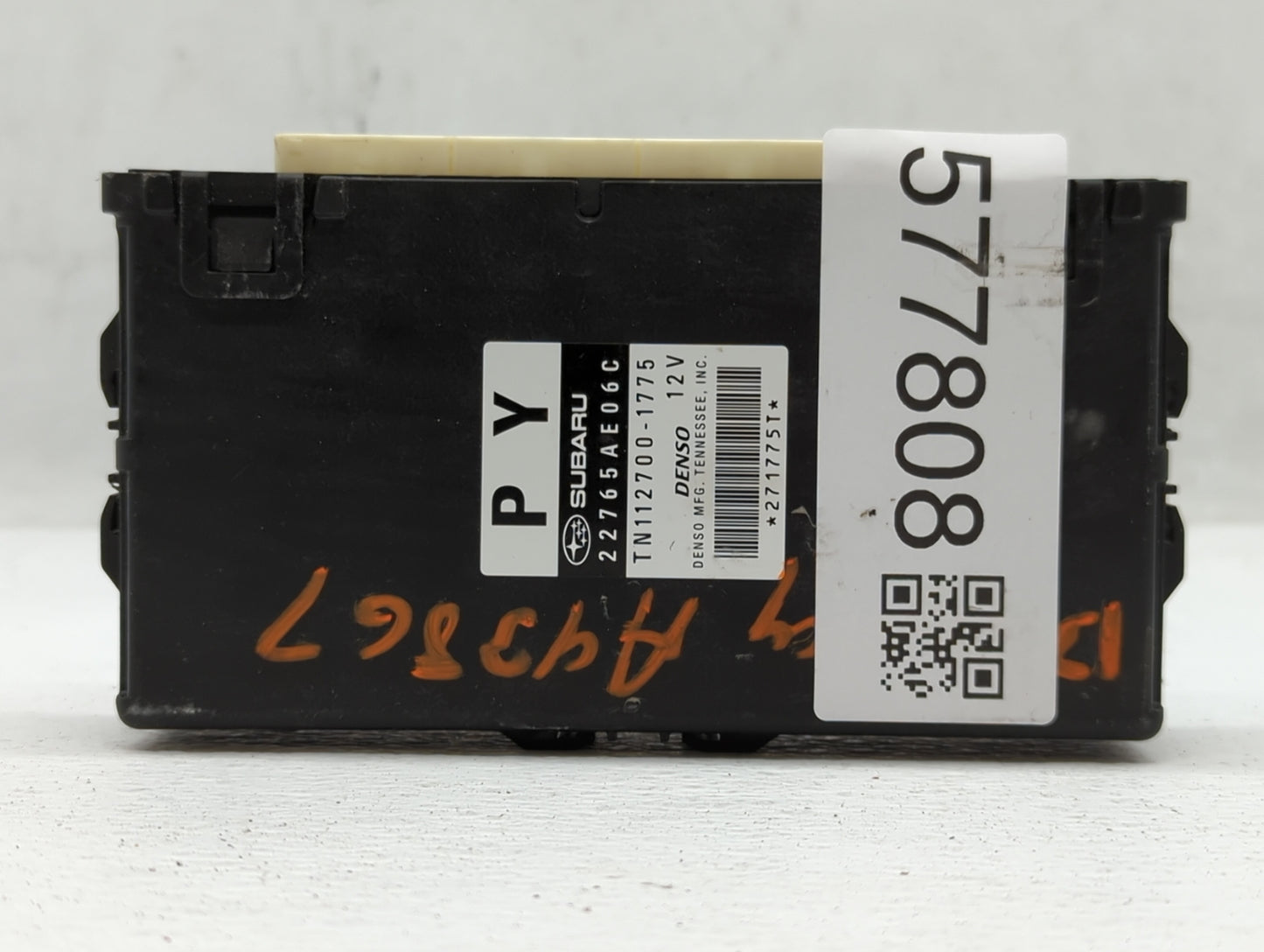 2013-2014 Subaru Legacy PCM Engine Control Computer ECU ECM PCU OEM P/N:22765AE06C Fits Fits 2013 2014 OEM Used Auto Parts -