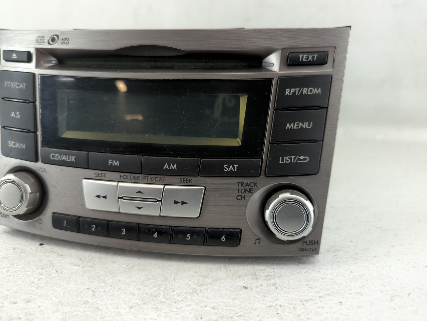 2012-2014 Subaru Legacy Am Fm Cd Player Radio Receiver - Oemusedautoparts1.com