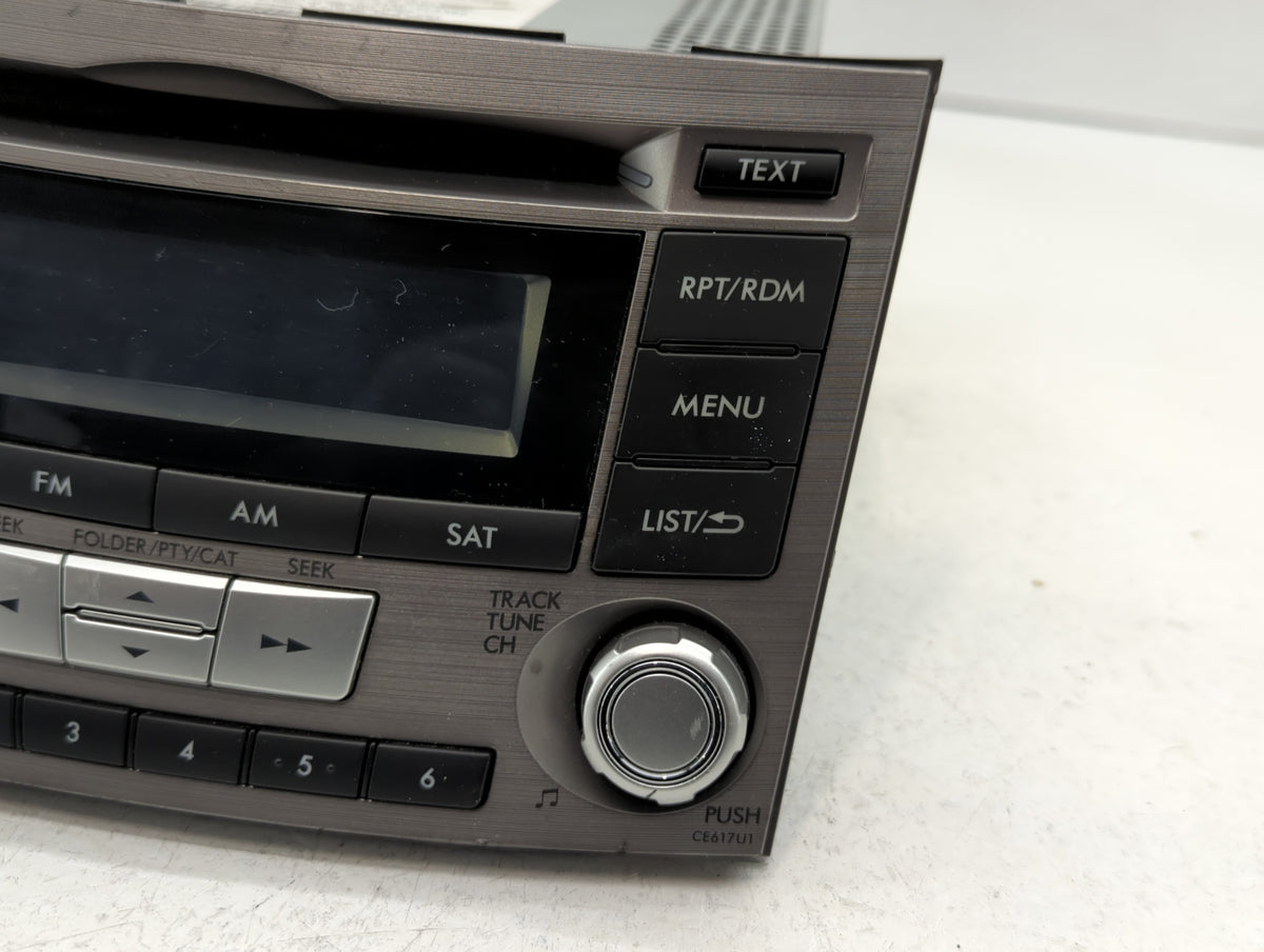 2012-2014 Subaru Legacy Am Fm Cd Player Radio Receiver 593027 - Oemusedautoparts1.com