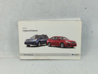 2013 Subaru Legacy Owners Manual Book Guide OEM Used Auto Parts - Oemusedautoparts1.com