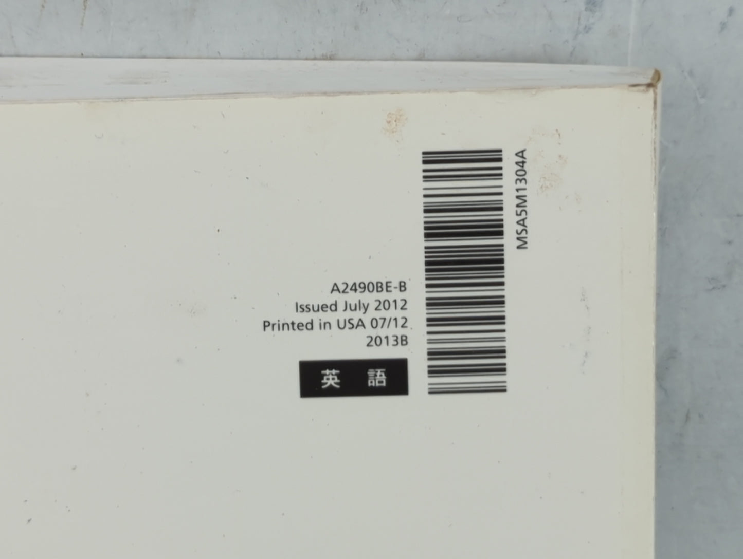 2013 Subaru Legacy Owners Manual Book Guide OEM Used Auto Parts - Oemusedautoparts1.com