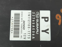 2013-2014 Subaru Legacy PCM Engine Control Computer ECU ECM PCU OEM P/N:22765AE06C Fits Fits 2013 2014 OEM Used Auto Parts -