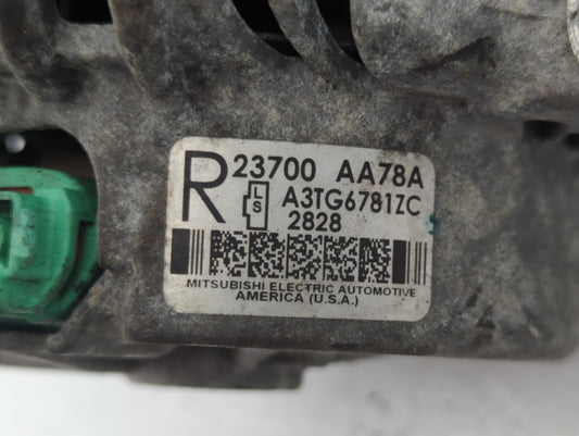 2013-2014 Subaru Legacy Alternator Replacement Generator Charging Assembly Engine OEM P/N:A3TG6781ZC 23700 AA78A Fits OEM Used Auto Parts