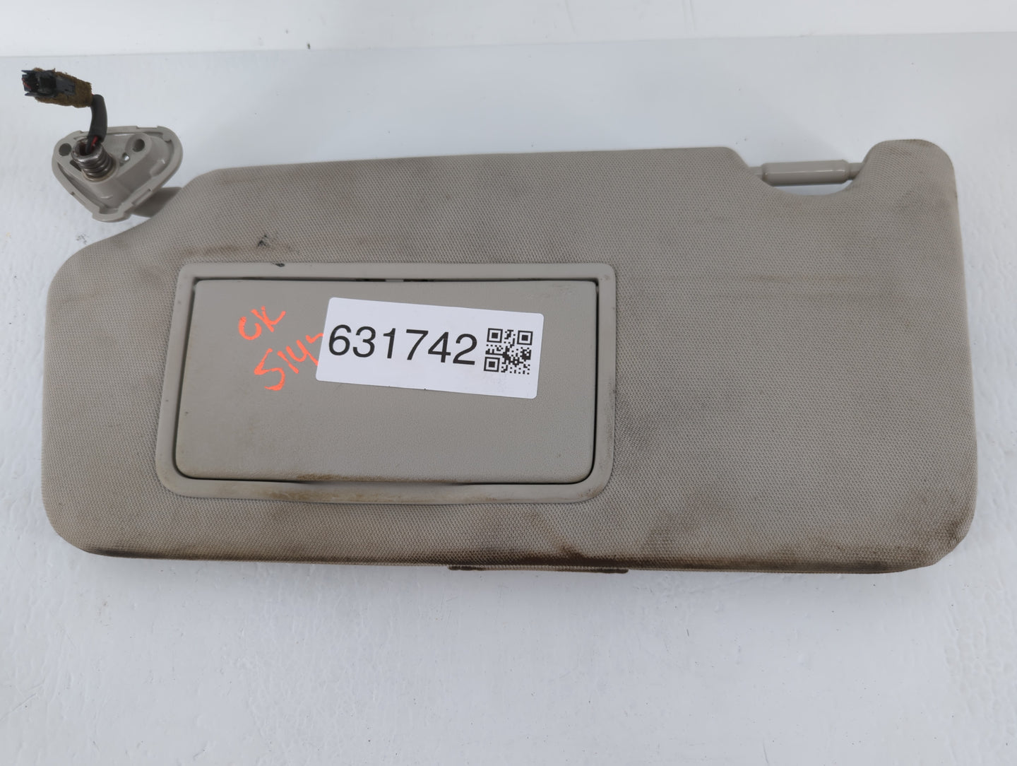 2010-2014 Subaru Legacy Sun Visor Shade Replacement Driver Left Mirror Fits Fits 2010 2011 2012 2013 2014 OEM Used Auto Part