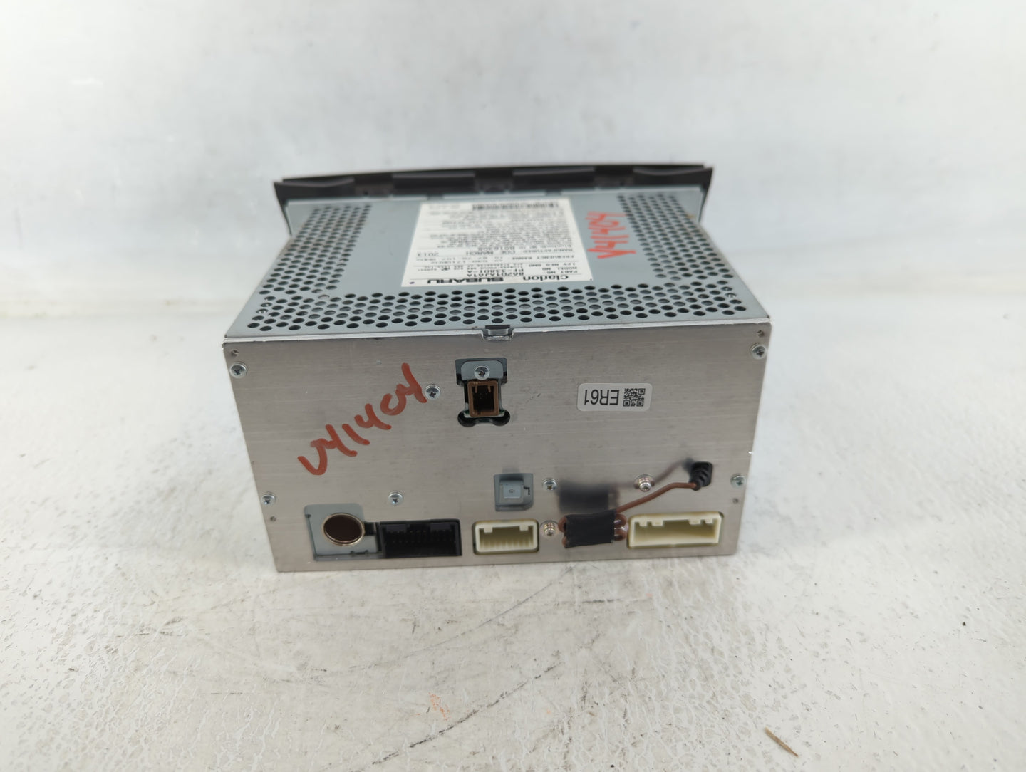 2012-2014 Subaru Legacy Radio AM FM Cd Player Receiver Replacement P/N:86201AJ61A Fits Fits 2012 2013 2014 OEM Used Auto Par