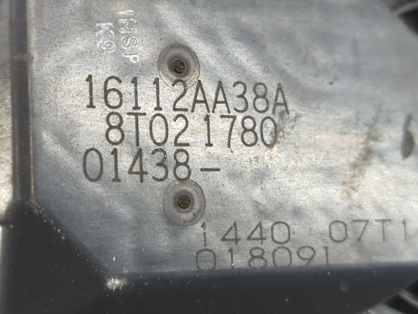 2013-2019 Subaru Legacy Throttle Body P/N:8T02 1780-01438 16112AA38A Fits Fits 2013 2014 2015 2016 2017 2018 2019 OEM Used A