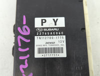 2013-2014 Subaru Legacy PCM Engine Control Computer ECU ECM PCU OEM P/N:TN112700-1775 22765AE06C Fits Fits 2013 2014 OEM Use