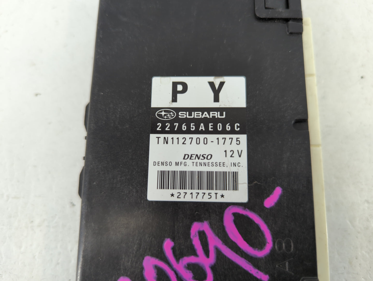 2013-2014 Subaru Legacy PCM Engine Control Computer ECU ECM PCU OEM P/N:TN112700-1775 22765AE06C Fits Fits 2013 2014 OEM Use