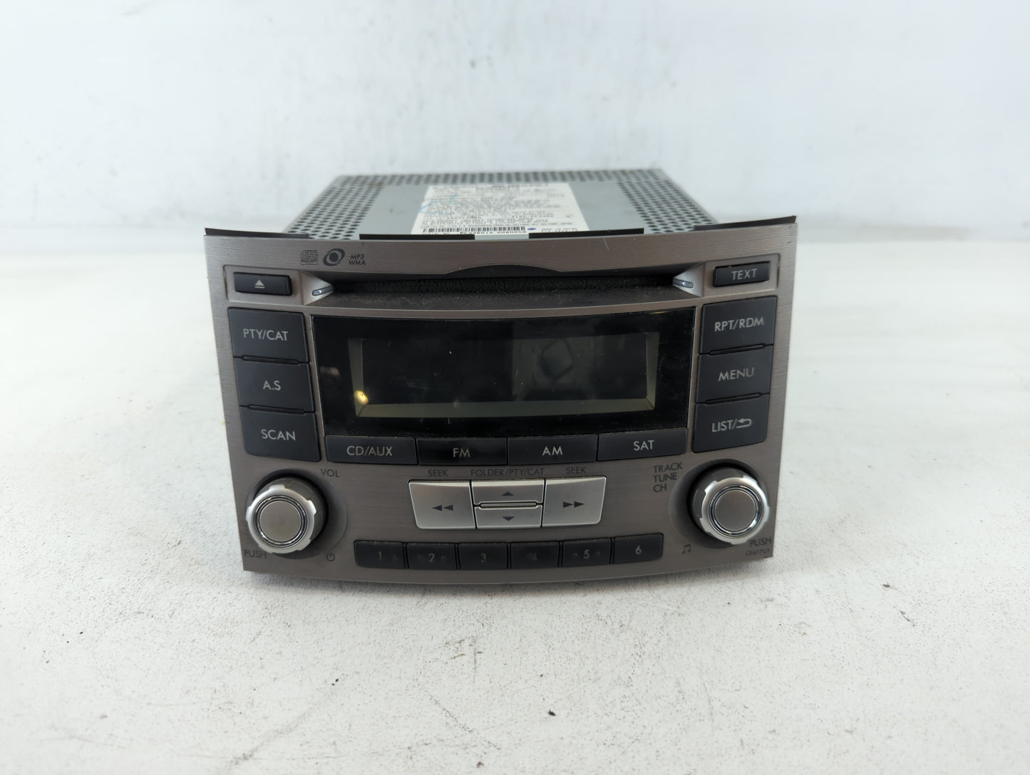 2012-2014 Subaru Legacy Am Fm Cd Player Radio Receiver - Oemusedautoparts1.com