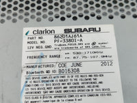 2012-2014 Subaru Legacy Am Fm Cd Player Radio Receiver - Oemusedautoparts1.com