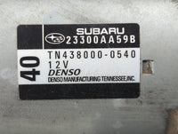 2008-2015 Subaru Legacy Car Starter Motor Solenoid OEM P/N:TN438000-0540 23300AA59B Fits OEM Used Auto Parts - Oemusedautopa