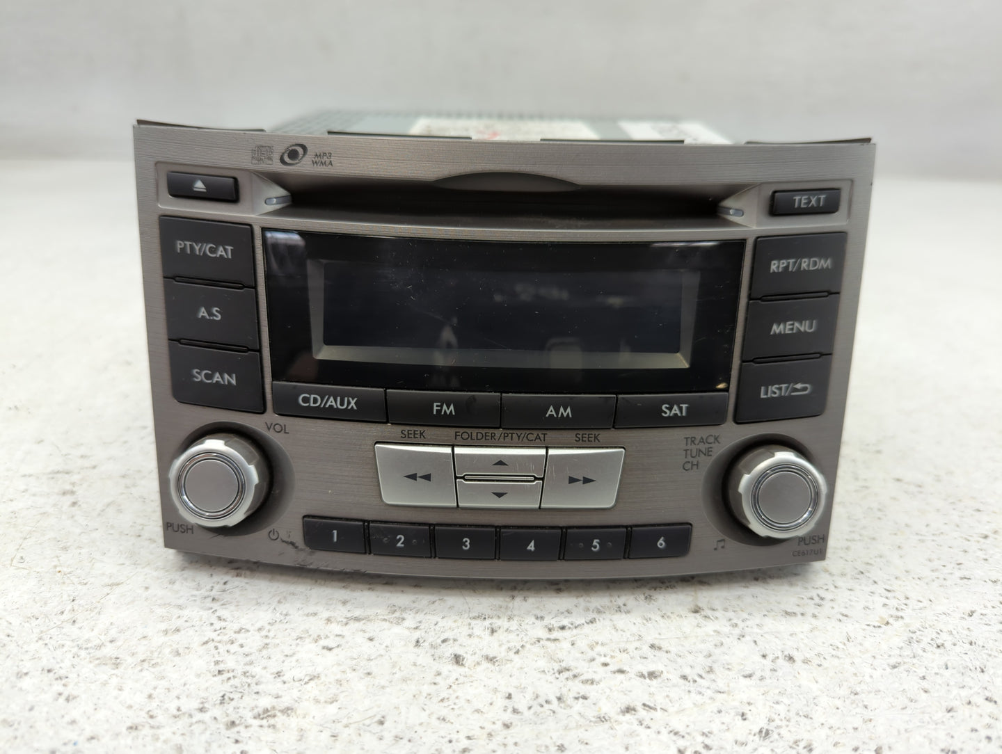 2012-2014 Subaru Legacy Am Fm Cd Player Radio Receiver - Oemusedautoparts1.com