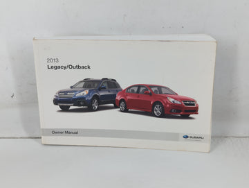 2013 Subaru Legacy Owners Manual Book Guide P/N:A2490BE-B OEM Used Auto Parts - Oemusedautoparts1.com