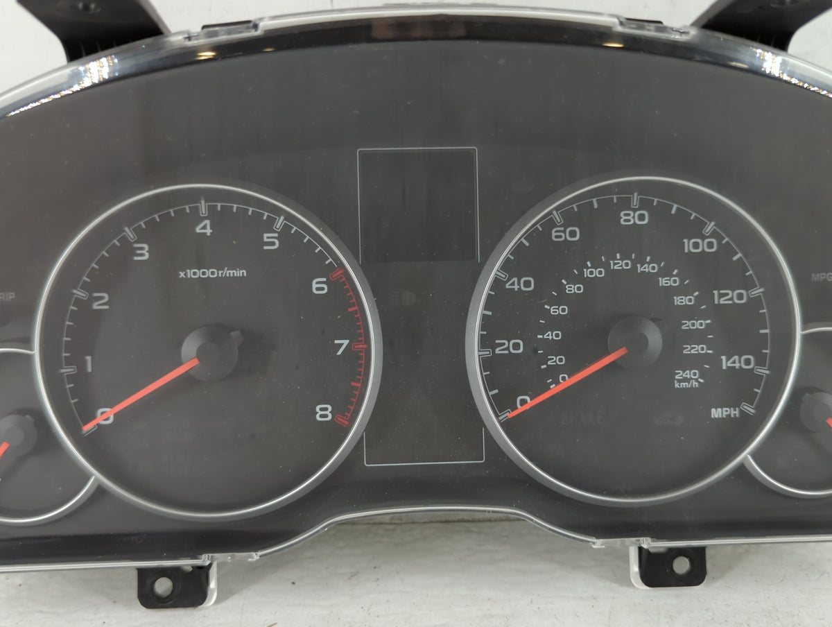 2013-2014 Subaru Legacy Instrument Cluster Speedometer Gauges P/N:85004AJ01A Miles: Fits Fits 2013 2014 OEM Used Auto Parts 
