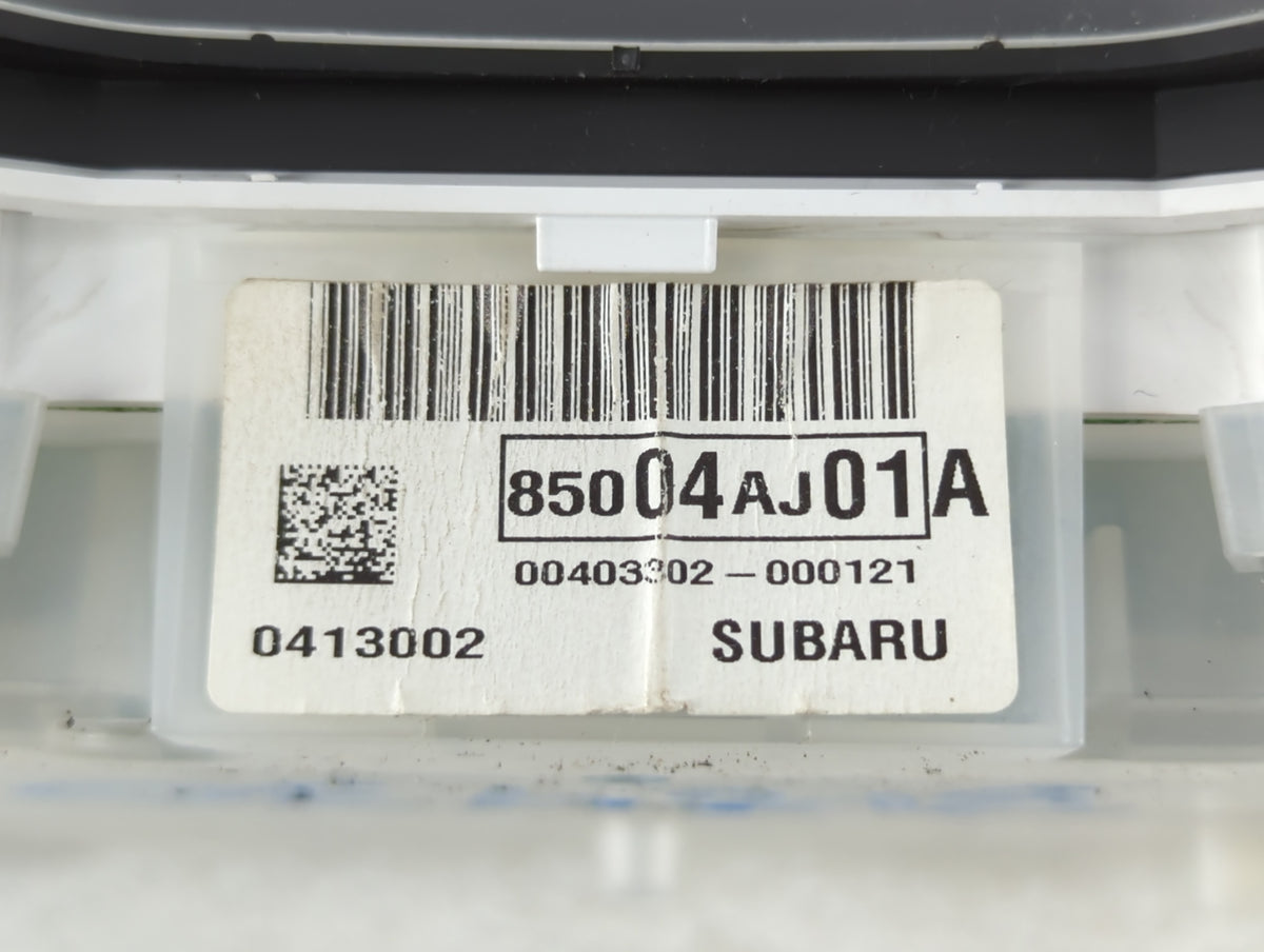 2013-2014 Subaru Legacy Instrument Cluster Speedometer Gauges P/N:85004AJ01A Miles: Fits Fits 2013 2014 OEM Used Auto Parts 