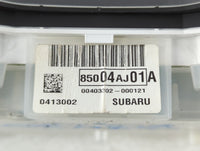 2013-2014 Subaru Legacy Instrument Cluster Speedometer Gauges P/N:85004AJ01A Miles: Fits Fits 2013 2014 OEM Used Auto Parts 