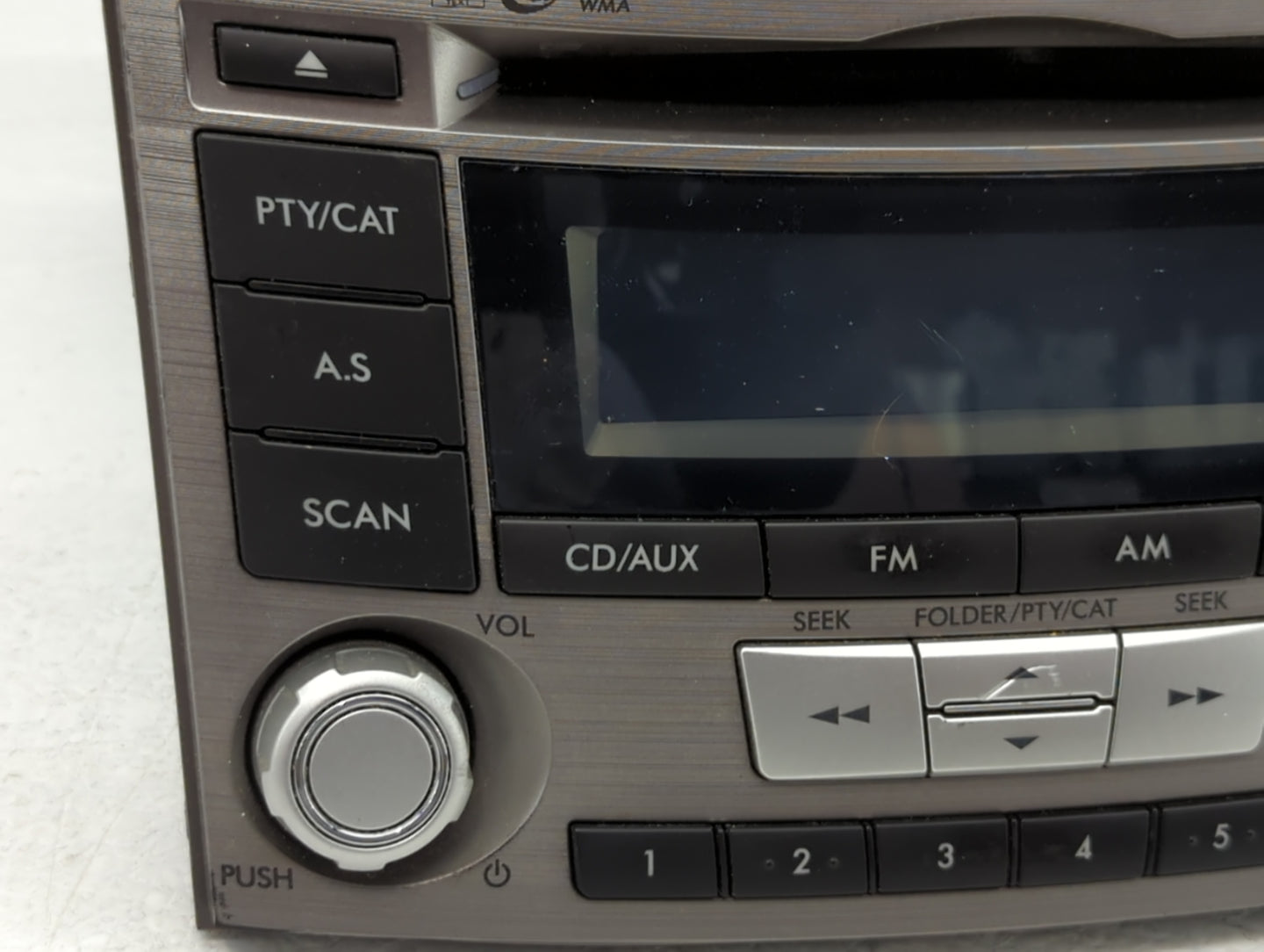 2012-2014 Subaru Legacy Am Fm Cd Player Radio Receiver - Oemusedautoparts1.com