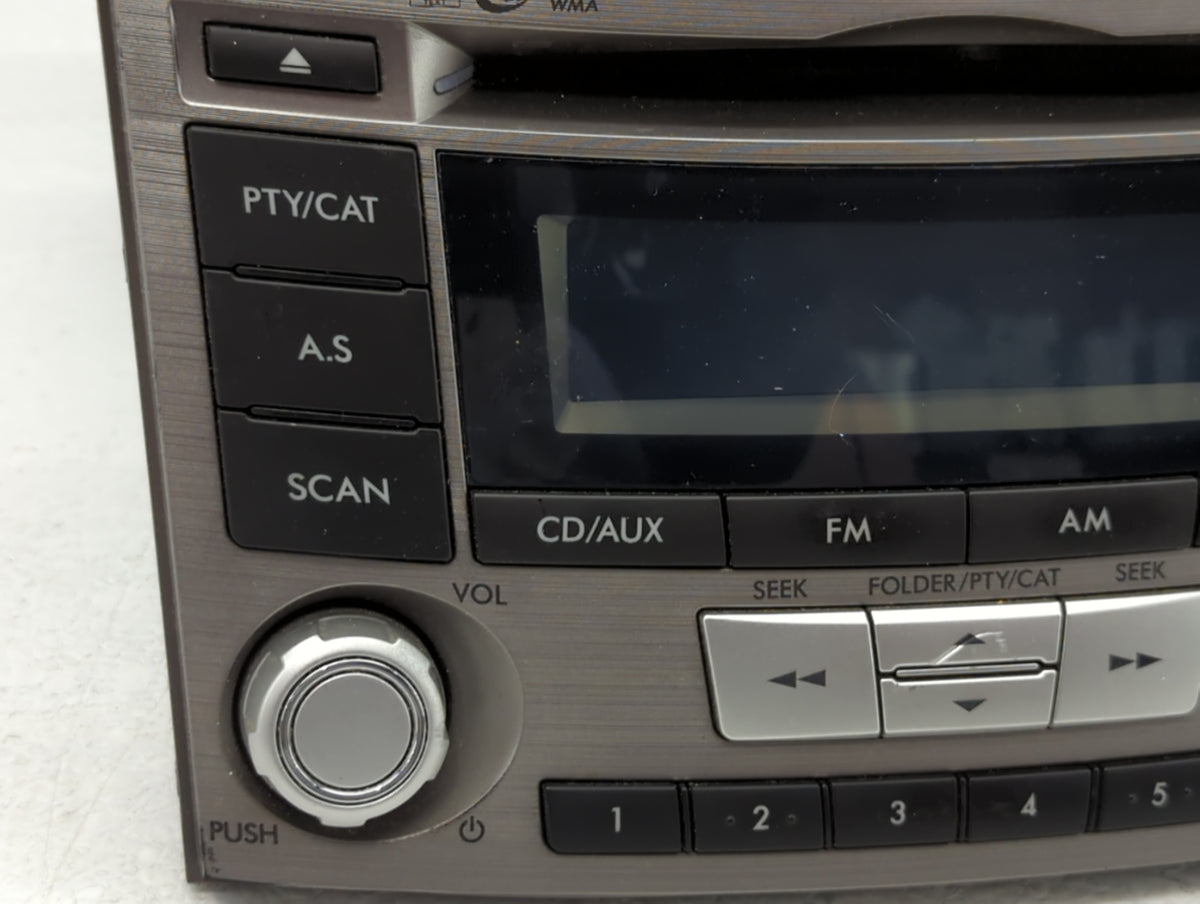 2012-2014 Subaru Legacy Am Fm Cd Player Radio Receiver 729665 - Oemusedautoparts1.com