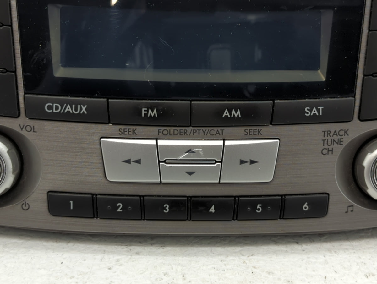 2012-2014 Subaru Legacy Am Fm Cd Player Radio Receiver 729665 - Oemusedautoparts1.com