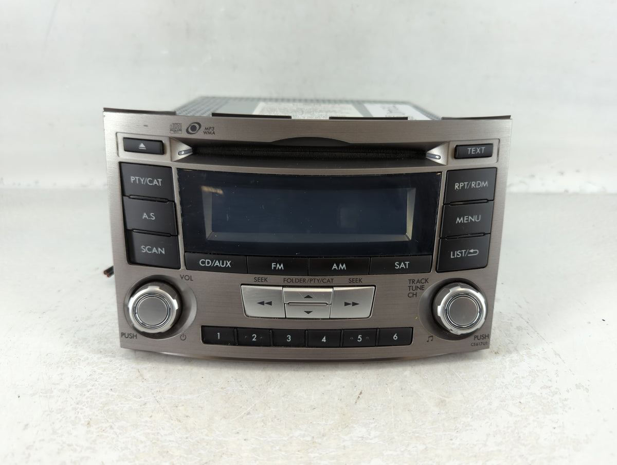 2012-2014 Subaru Legacy Am Fm Cd Player Radio Receiver 732440 - Oemusedautoparts1.com