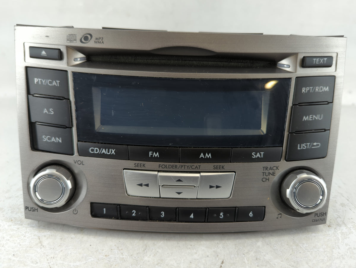 2012-2014 Subaru Legacy Am Fm Cd Player Radio Receiver 732440 - Oemusedautoparts1.com