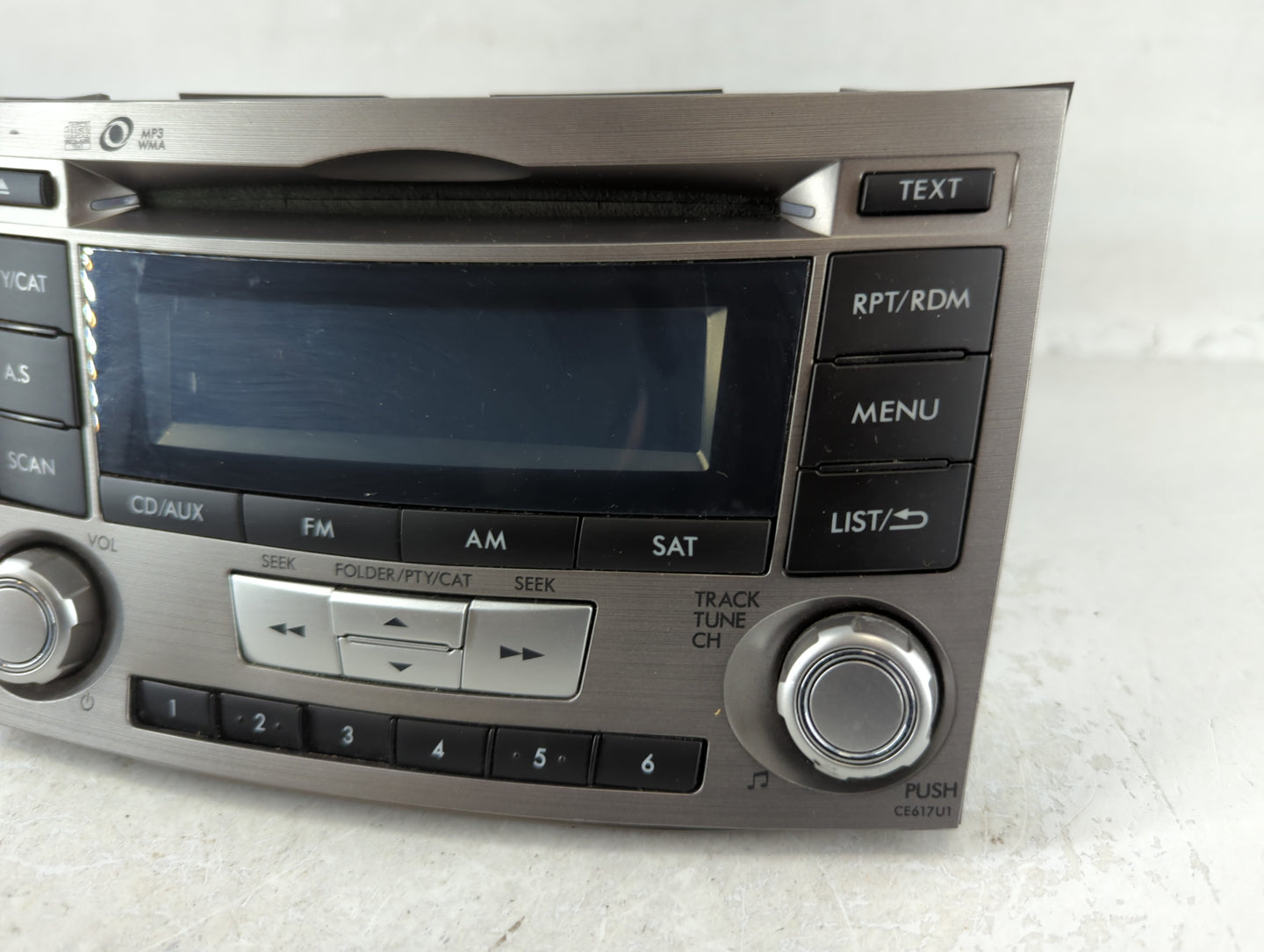 2012-2014 Subaru Legacy Am Fm Cd Player Radio Receiver - Oemusedautoparts1.com