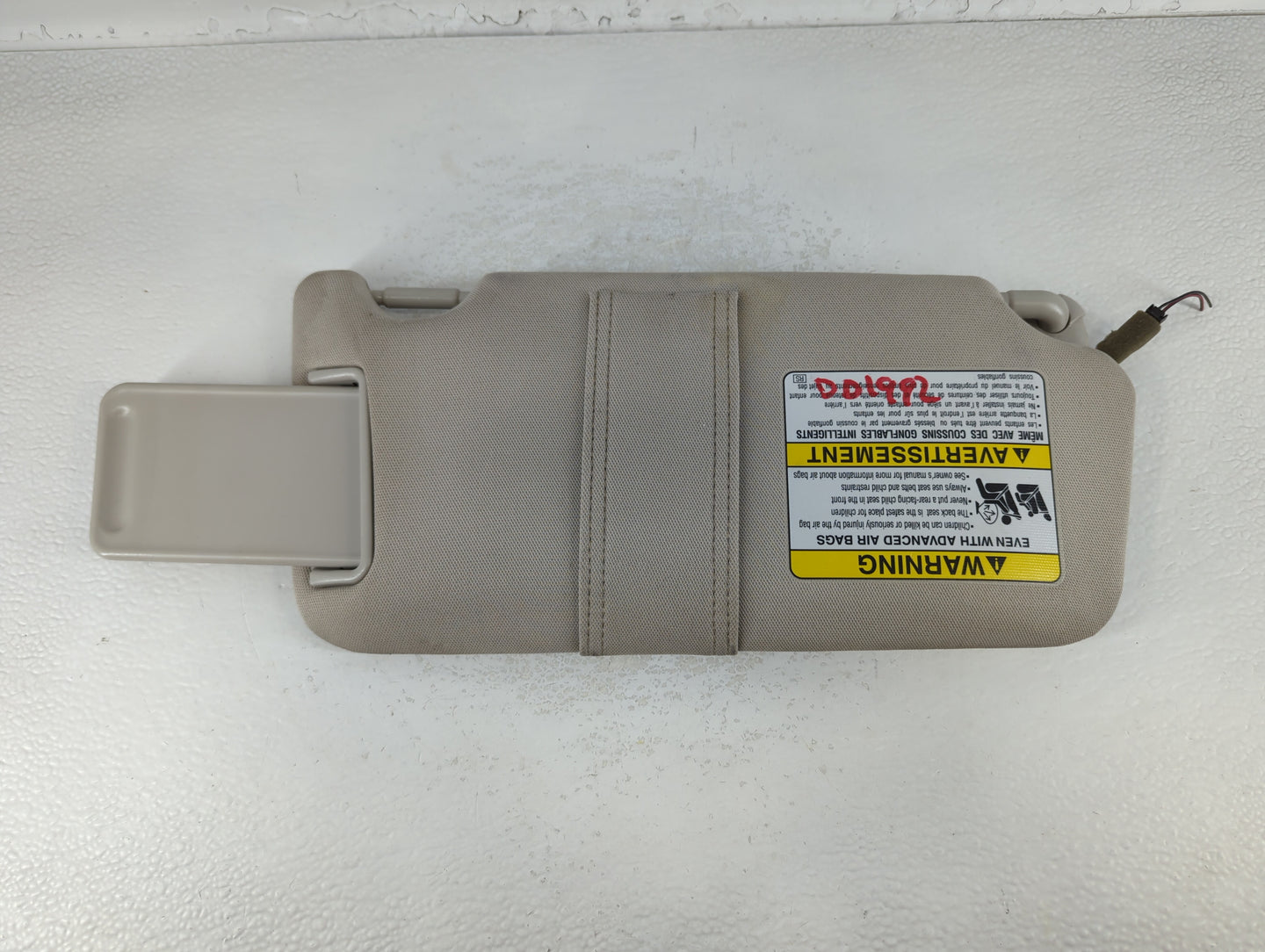 2012-2014 Subaru Legacy Sun Visor Shade Replacement Driver Left Mirror Fits Fits 2012 2013 2014 OEM Used Auto Parts - Oemuse