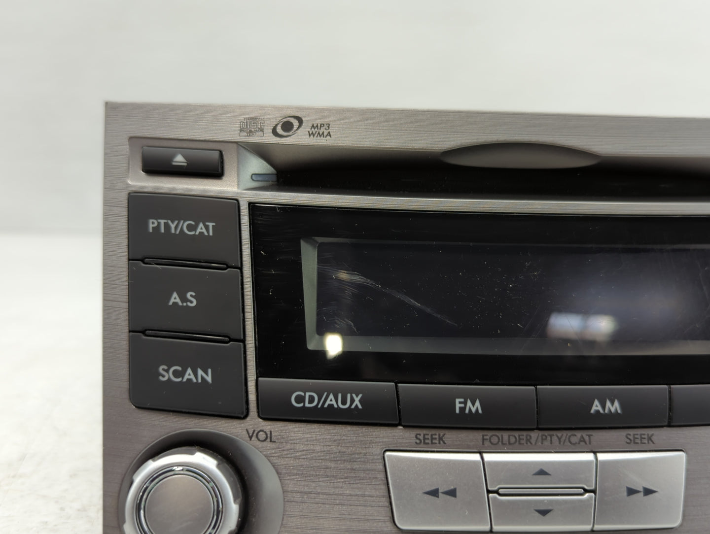 2012-2014 Subaru Legacy Radio AM FM Cd Player Receiver Replacement P/N:86201AJ61A Fits Fits 2012 2013 2014 OEM Used Auto Par