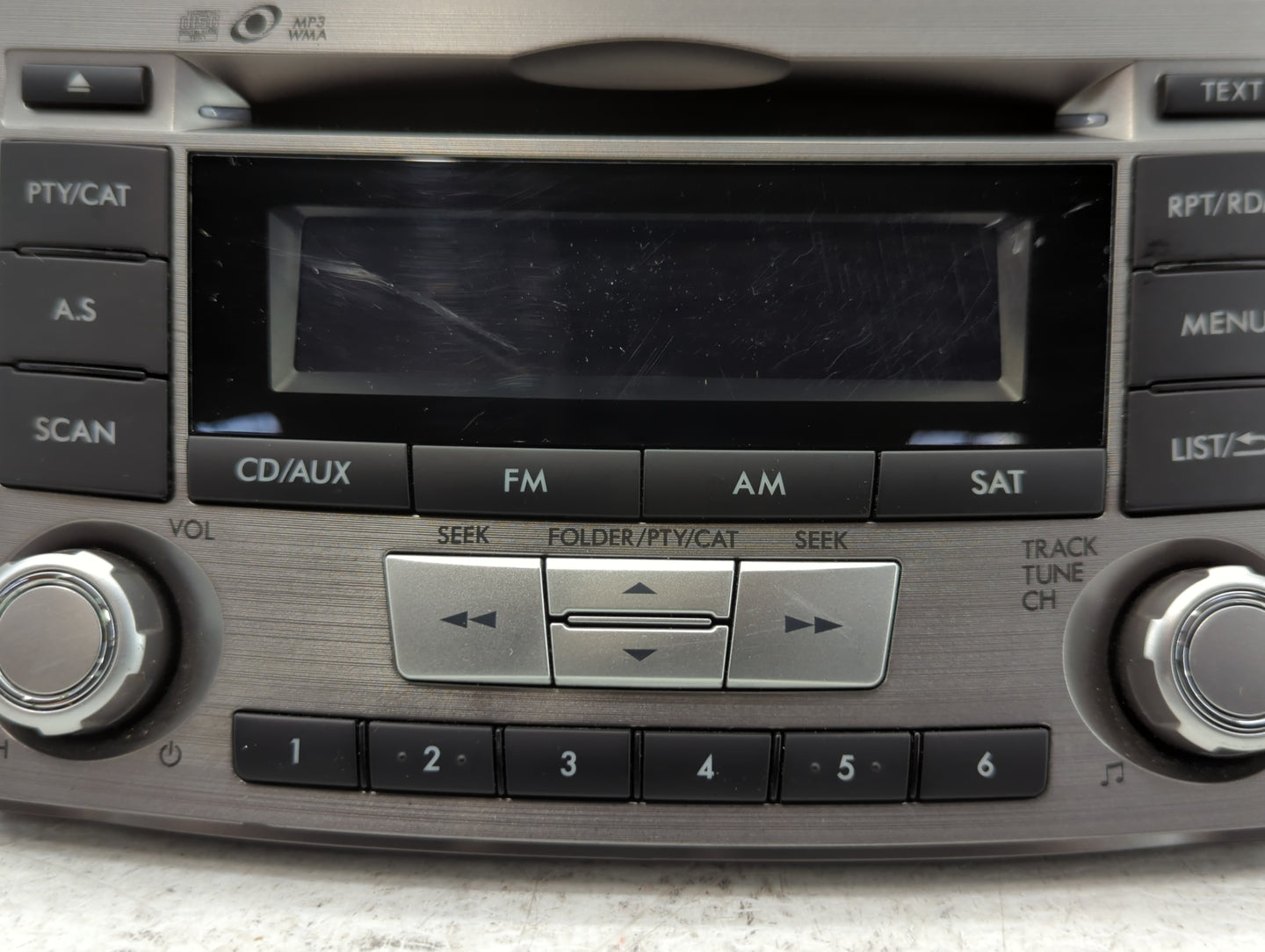 2012-2014 Subaru Legacy Radio AM FM Cd Player Receiver Replacement P/N:86201AJ61A Fits Fits 2012 2013 2014 OEM Used Auto Par