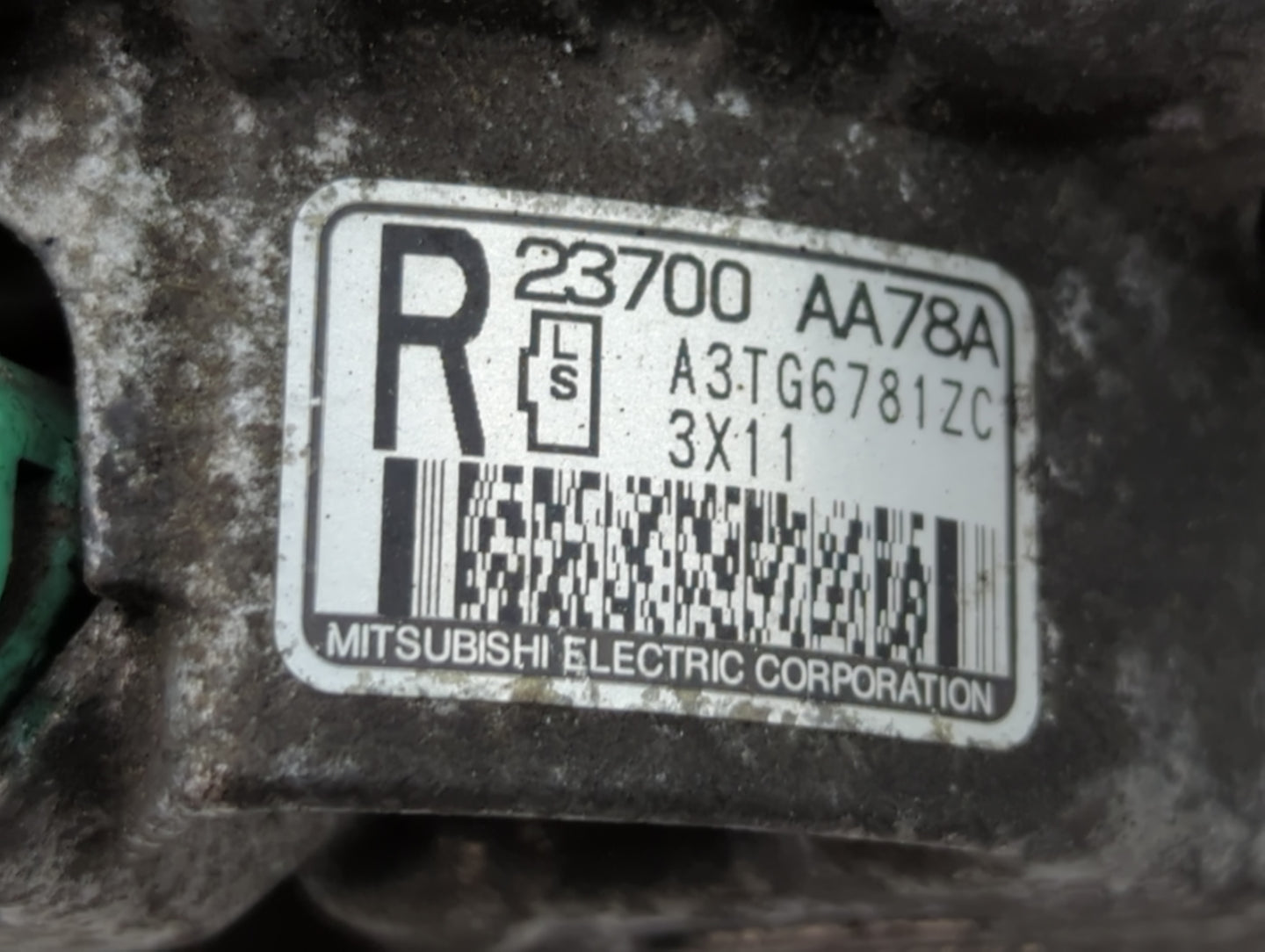 2013-2014 Subaru Legacy Alternator Replacement Generator Charging Assembly Engine OEM P/N:23700 AA78A Fits Fits 2013 2014 OE