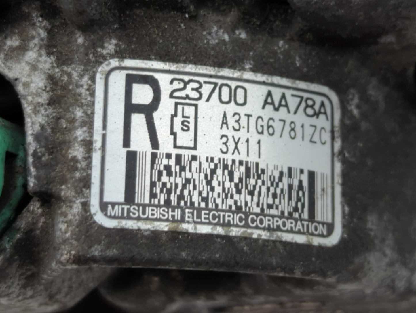 2013-2014 Subaru Legacy Alternator Replacement Generator Charging Assembly Engine OEM P/N:23700 AA78A Fits Fits 2013 2014 OE