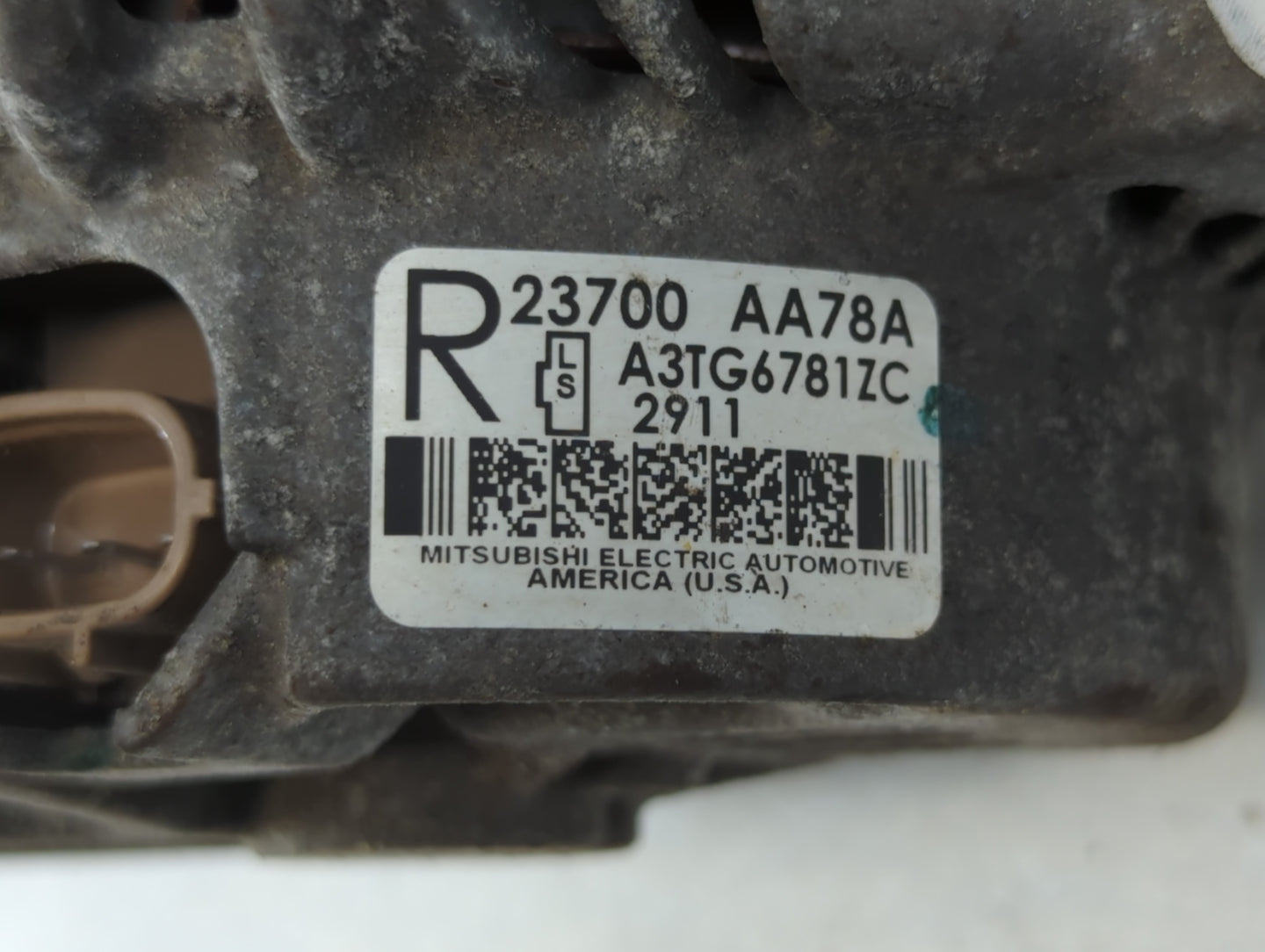 2013-2014 Subaru Legacy Alternator Replacement Generator Charging Assembly Engine OEM P/N:23700 AA78A Fits Fits 2013 2014 OE