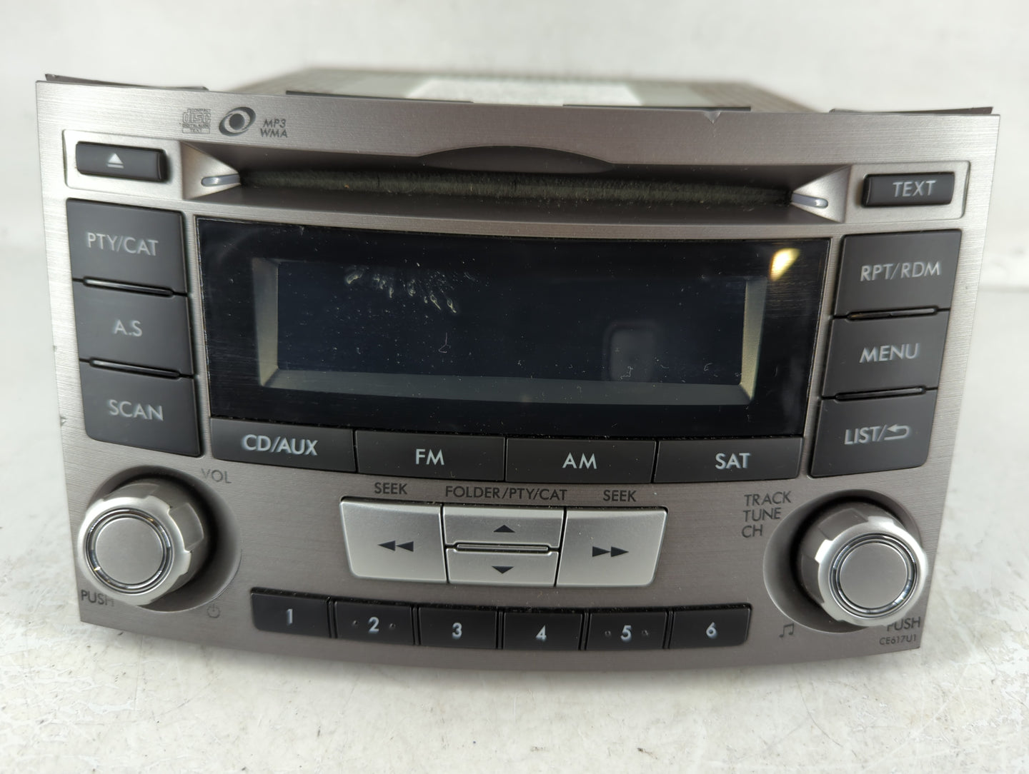 2012-2014 Subaru Legacy Am Fm Cd Player Radio Receiver - Oemusedautoparts1.com